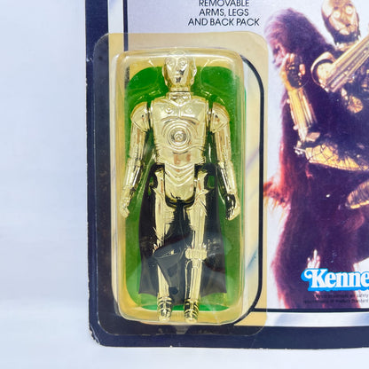 Vintage Kenner Star Wars MOC C-3PO Removable Limbs TSUKUDA ROTJ 65B-back  - Mint on Card - Vintage Kenner (1983)