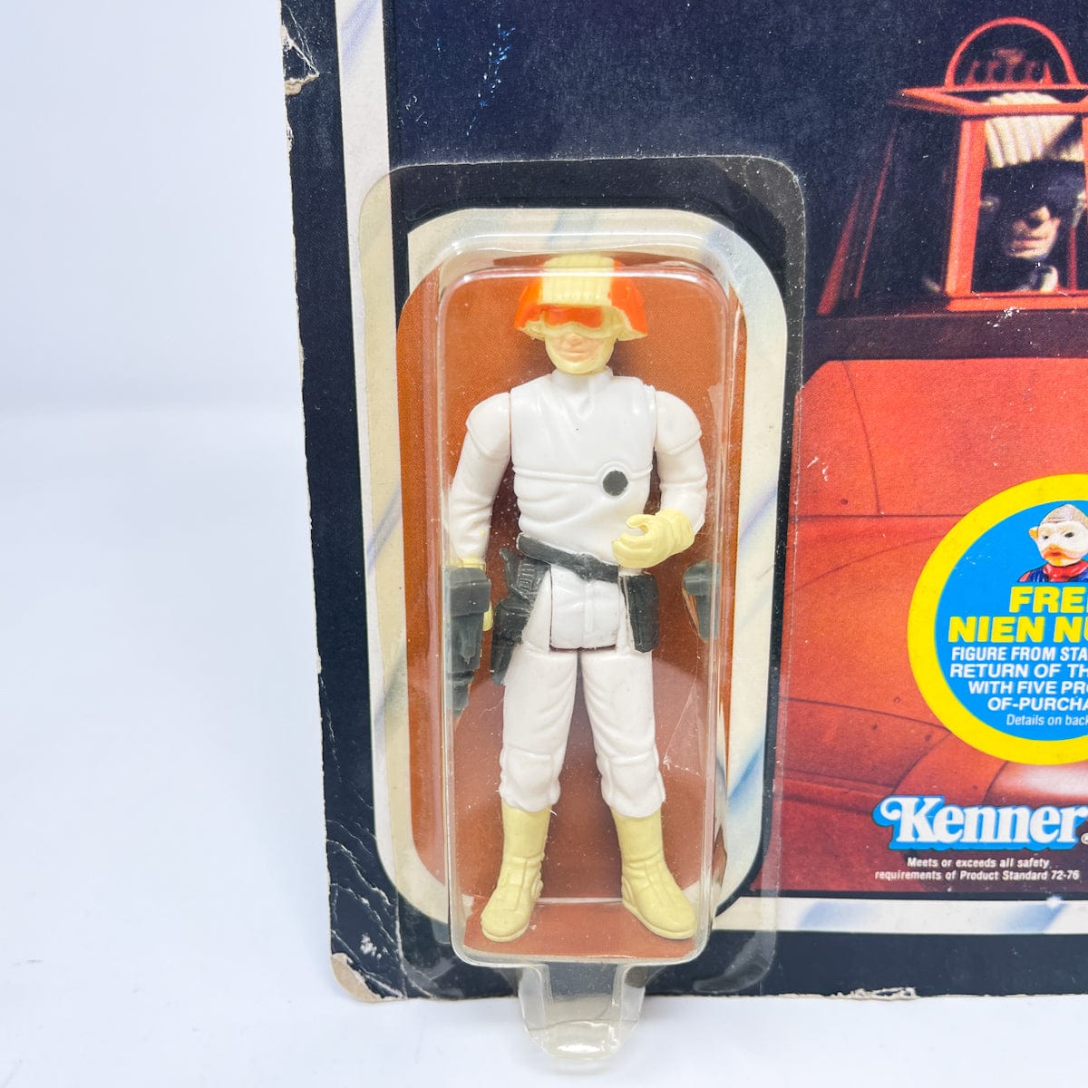 Vintage Kenner Star Wars MOC Cloud Car Pilot ESB 48D Back - Mint on Card