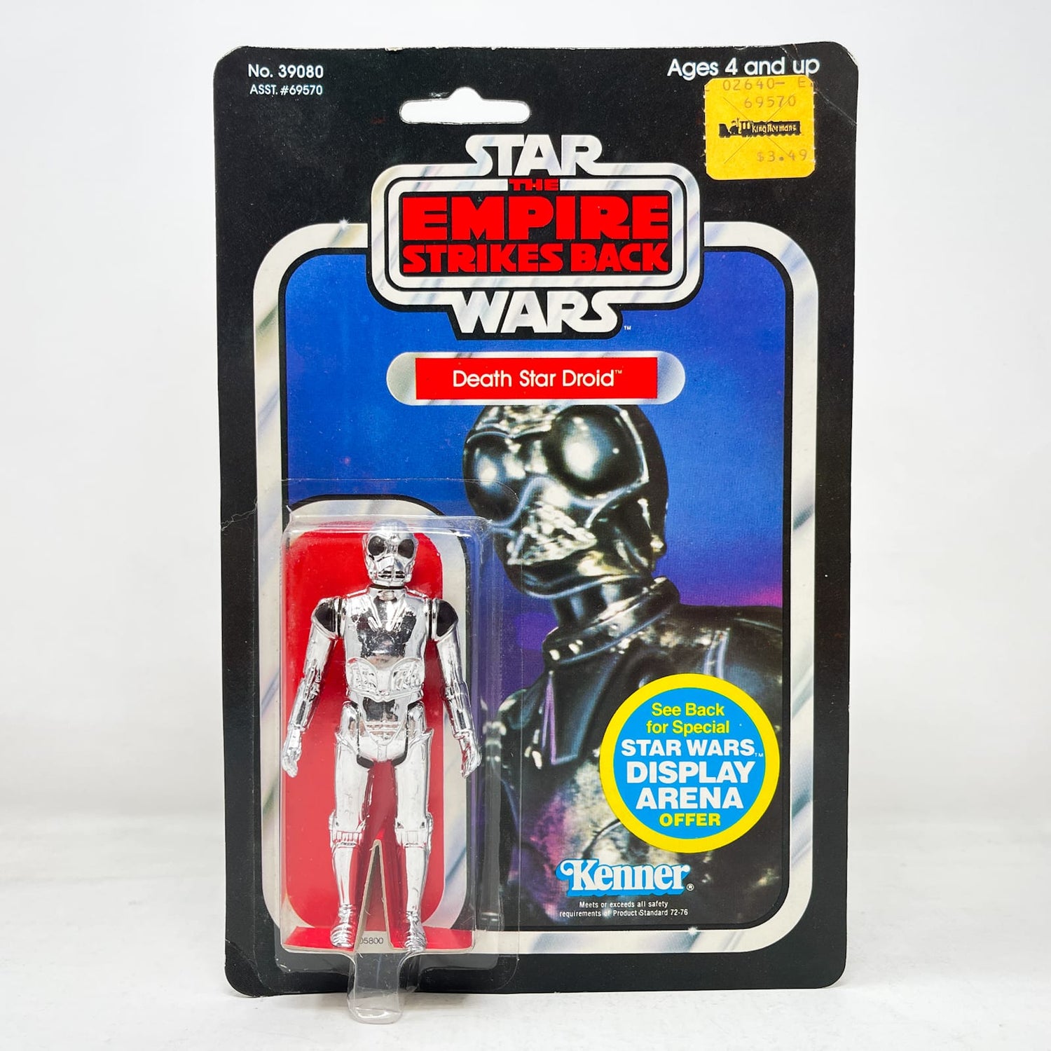 Vintage Kenner Star Wars MOC Death Star Droid ESB 45A - Mint on Card - Vintage Kenner (1980)