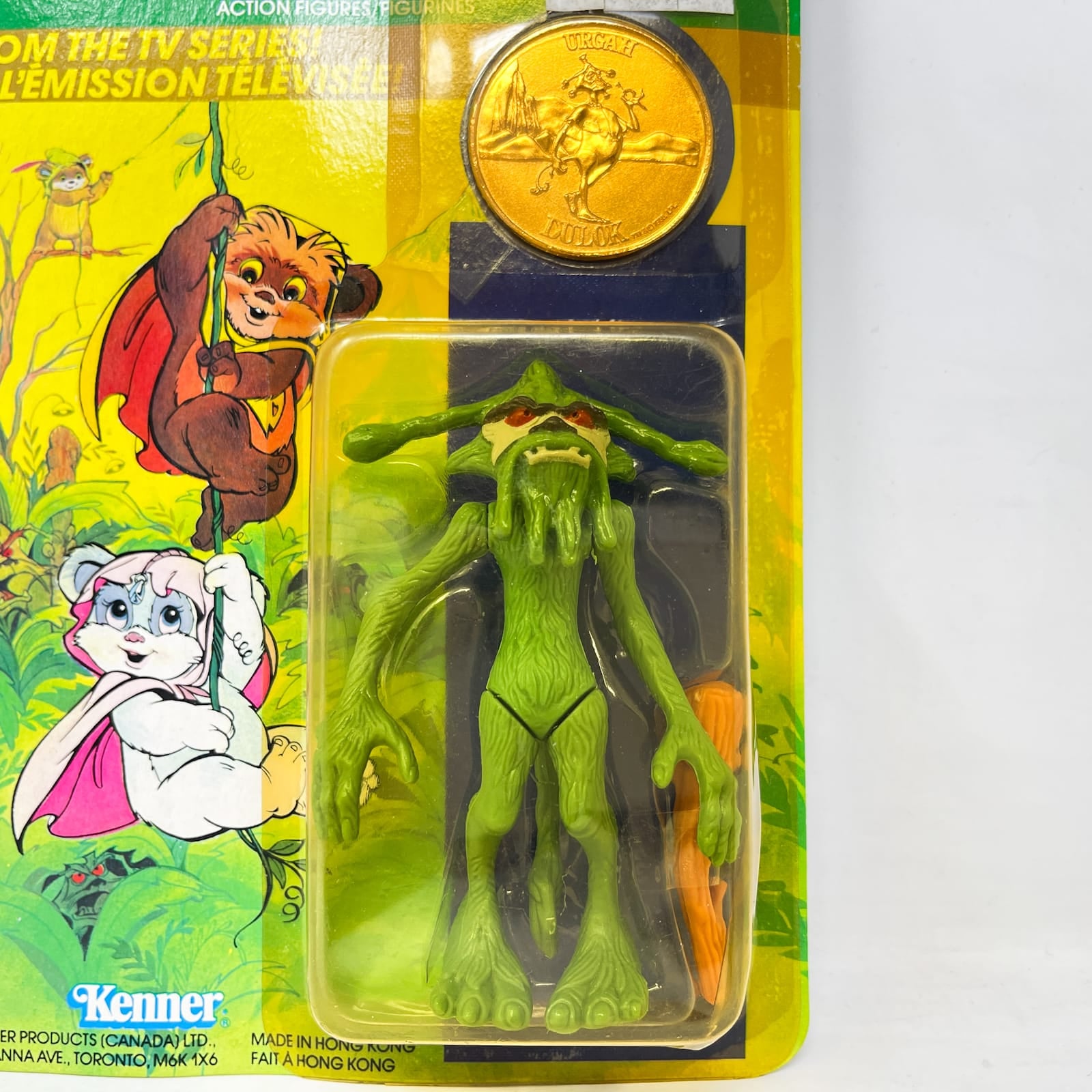 Ewoks Dulok Scout - Mint on Card Canadian - Vintage Kenner (1985