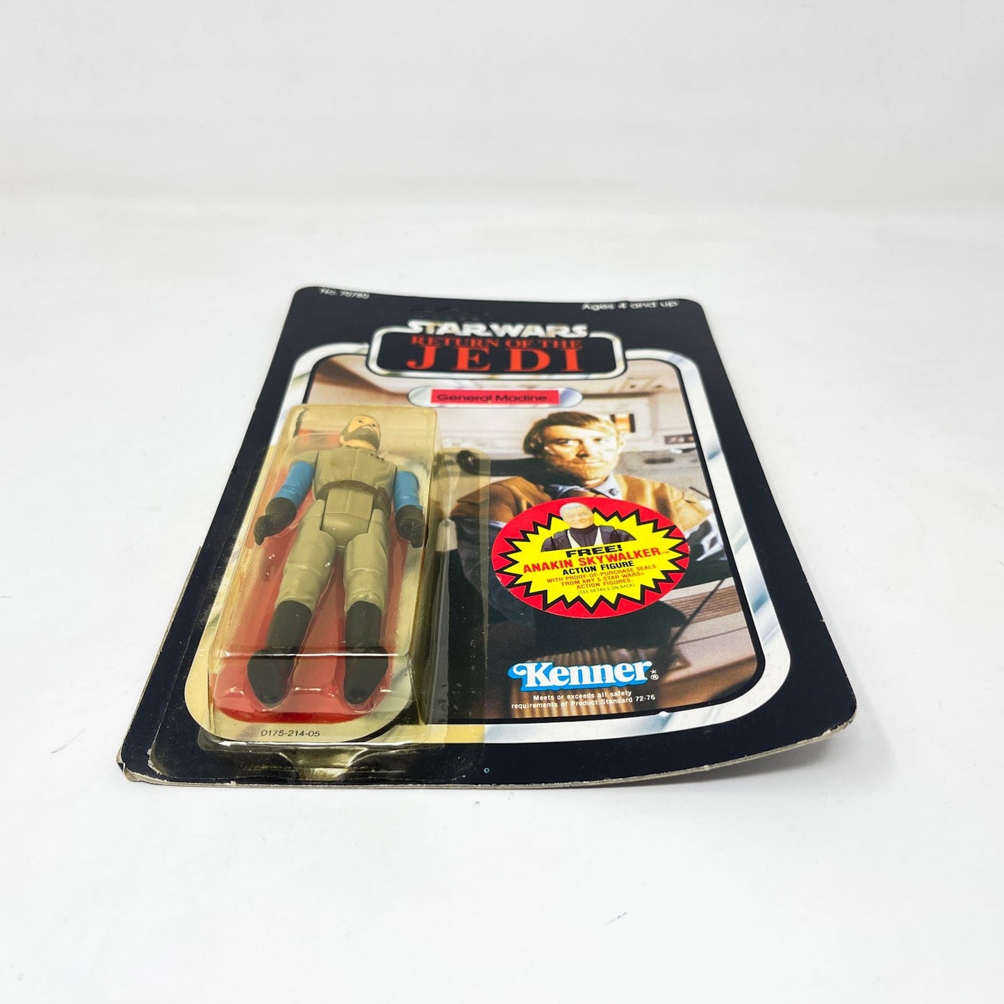 Vintage Kenner Star Wars MOC General Madine ROTJ 77B - Mint on Card