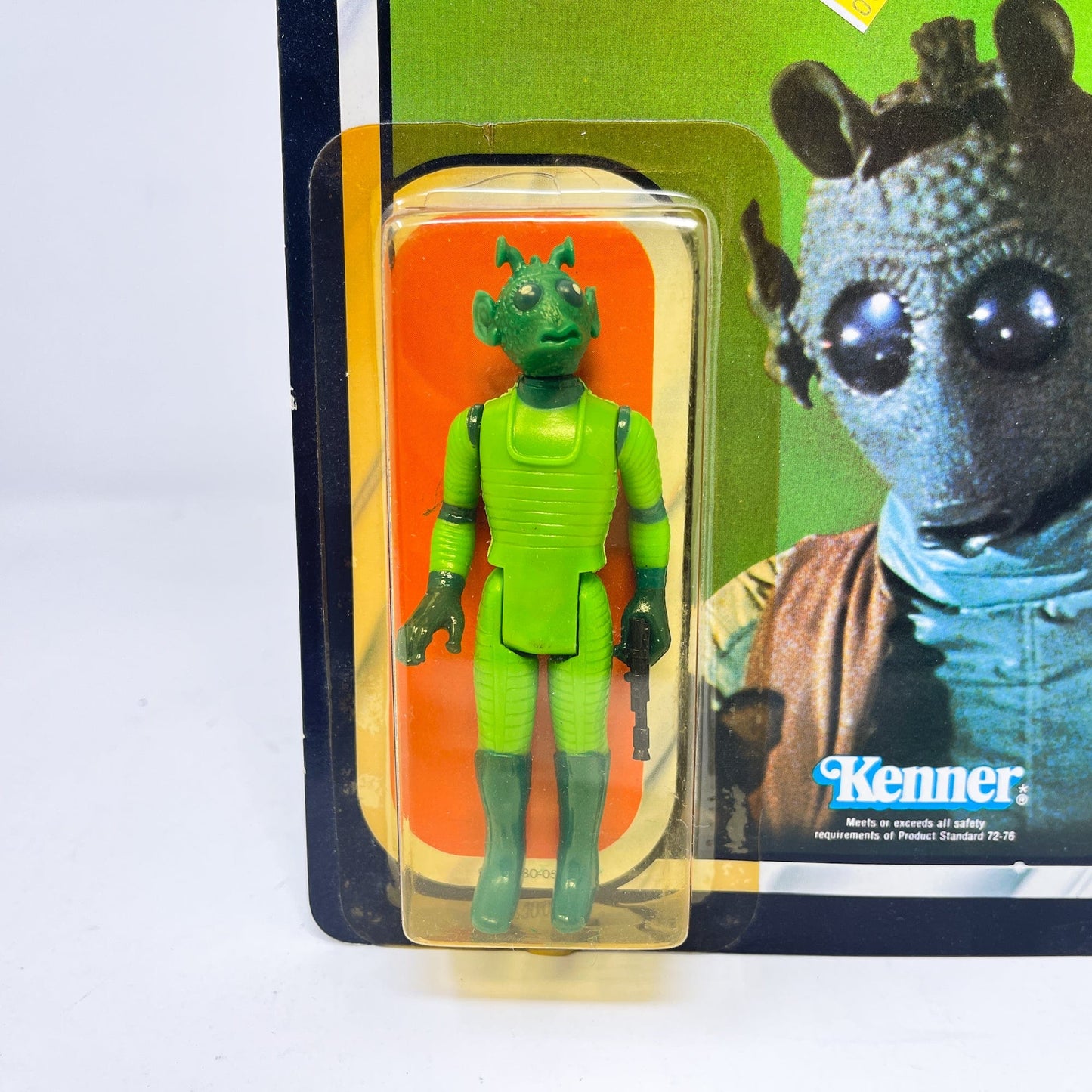 Vintage Kenner Star Wars MOC Greedo ROTJ 77A-back - Mint on Card