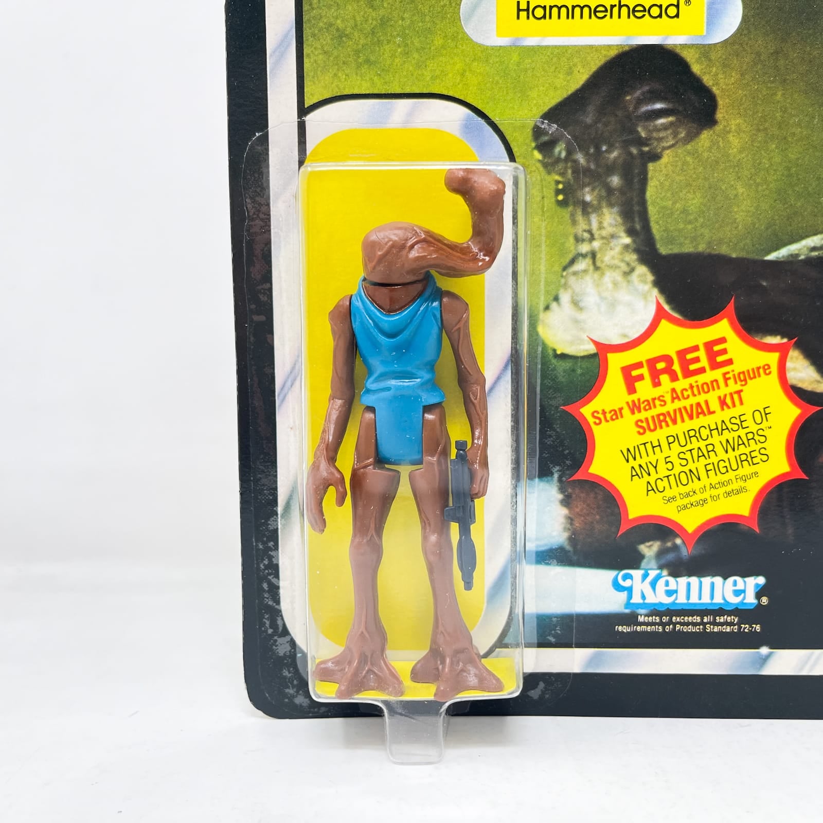 Vintage Kenner Star Wars MOC Hammerhead ESB 41A-back - Mint on Card - Vintage Kenner (1980)