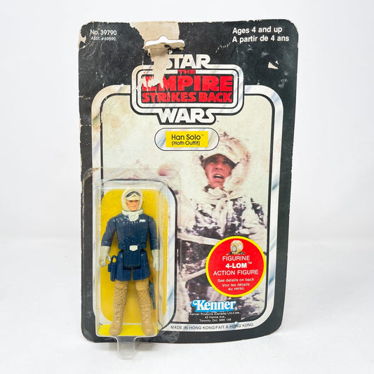 Vintage Kenner Star Wars MOC Han Solo (Hoth Outfit) Canadian ESB 47A - Mint on Card