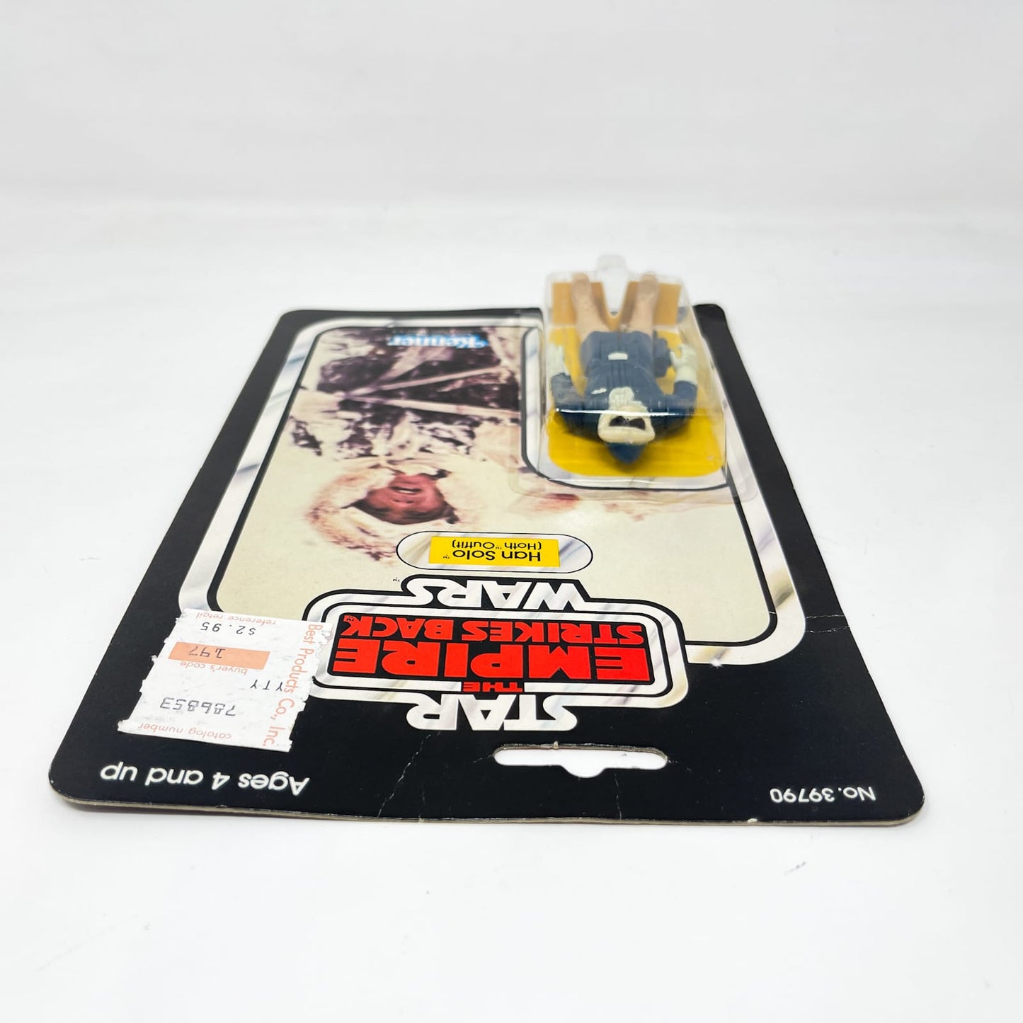Vintage Kenner Star Wars MOC Han Solo (Hoth Outfit) on ESB 31A - Mint on Card - Vintage Kenner Star Wars (1980)