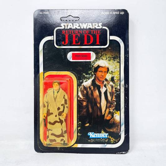Vintage Kenner Star Wars MOC Han Solo (in Trench Coat) ROTJ 77A - Mint on Card - Vintage Kenner (1983)
