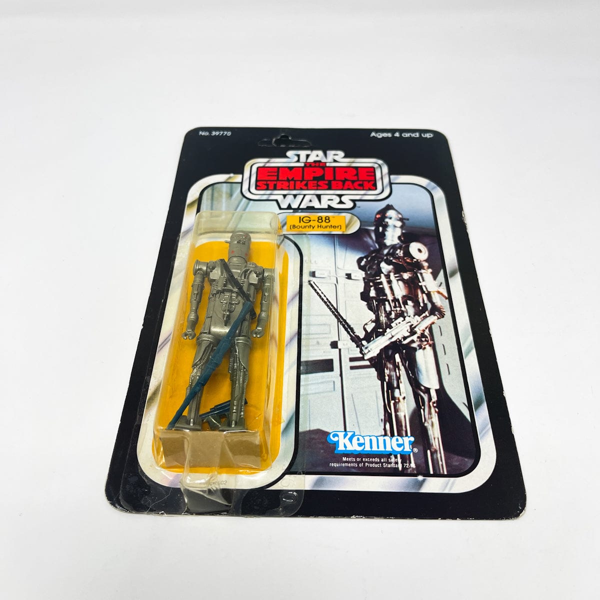 Vintage Kenner Star Wars MOC IG-88 ESB 48A-back  - Mint on Card