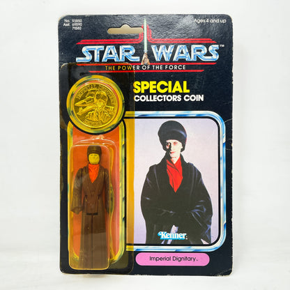 Vintage Kenner Star Wars MOC Imperial Dignitary POTF 92A Back - Mint on Card