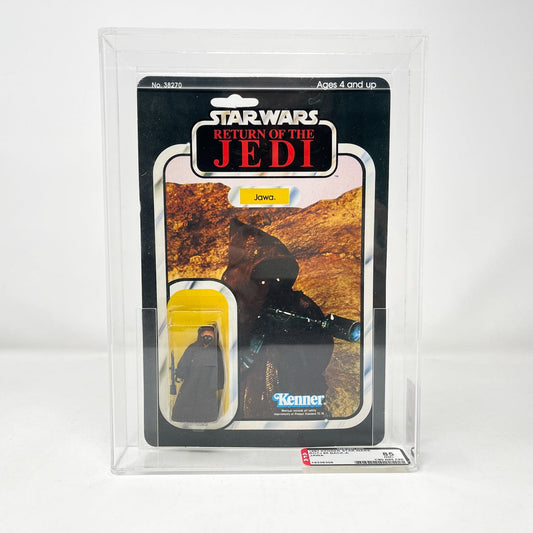 Vintage Kenner Star Wars MOC Jawa ROTJ 65A - MOC AFA 80