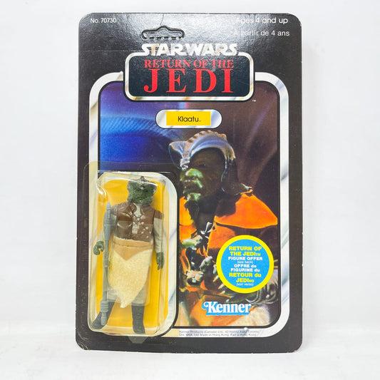 Vintage Kenner Star Wars MOC Klaatu ROTJ 65A-back Canadian - Mint on Card - Vintage Kenner