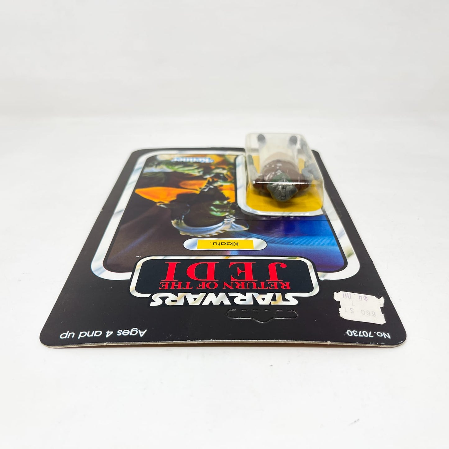 Vintage Kenner Star Wars MOC Klaatu ROTJ 65A-back  - Mint on Card