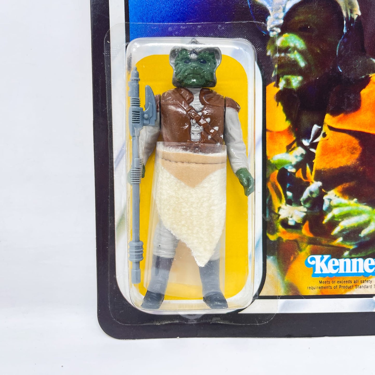 Vintage Kenner Star Wars MOC Klaatu ROTJ 65A-back  - Mint on Card
