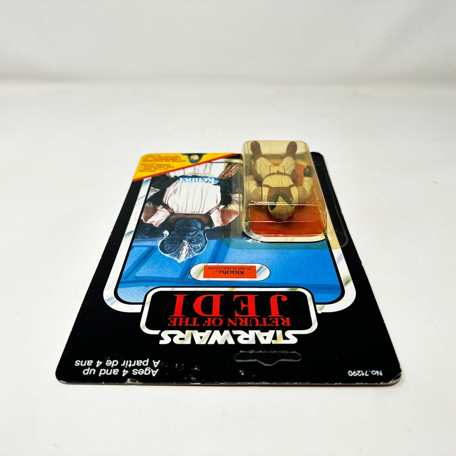 Vintage Kenner Star Wars MOC Klaatu Skiff Guard ROTJ 65B-back Canadian - Mint on Card