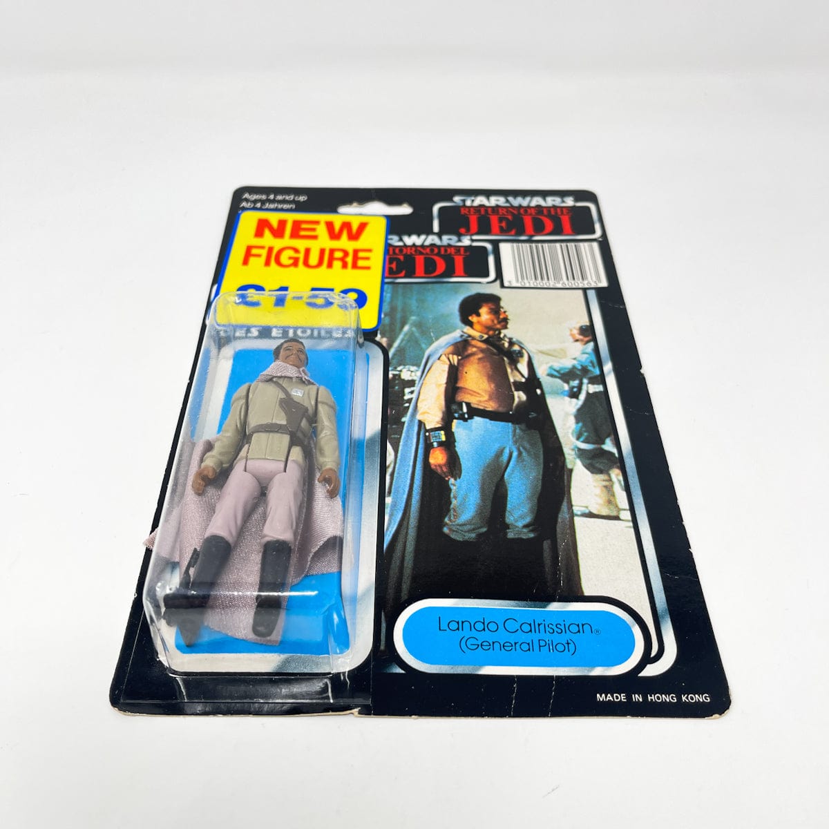 Vintage Kenner Star Wars MOC Lando General Tri-Logo 70D-Back - Mint on Card