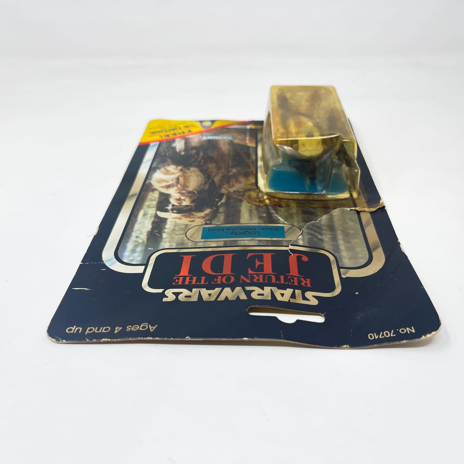 Vintage Kenner Star Wars MOC Logray ROTJ 65C-back  - Mint on Card - Vintage Kenner (1983)