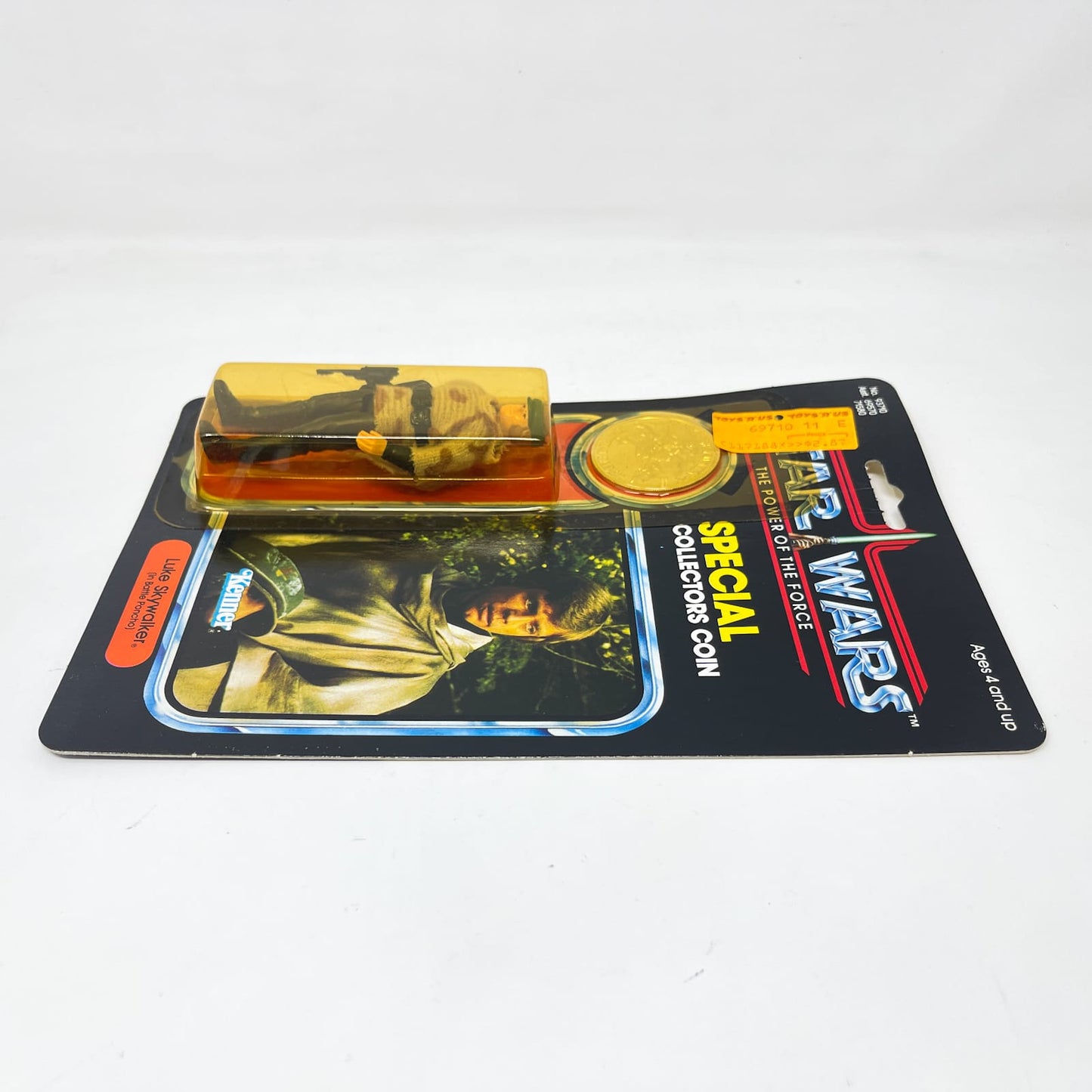 Vintage Kenner Star Wars MOC Luke Skywalker Battle Poncho POTF 92-Back - Mint on Card