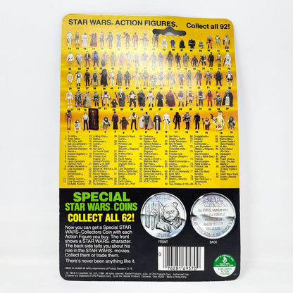 Vintage Kenner Star Wars MOC Luke Skywalker Battle Poncho POTF 92-Back - Mint on Card