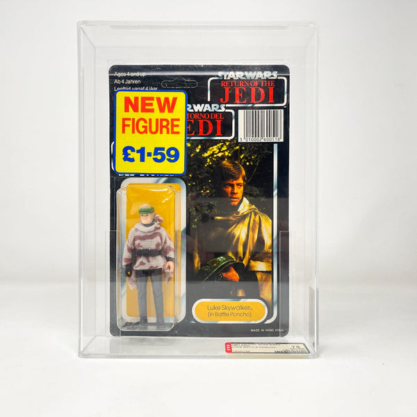 Luke Skywalker Battle Poncho Tri-Logo - AFA 75 Mint on Card Star