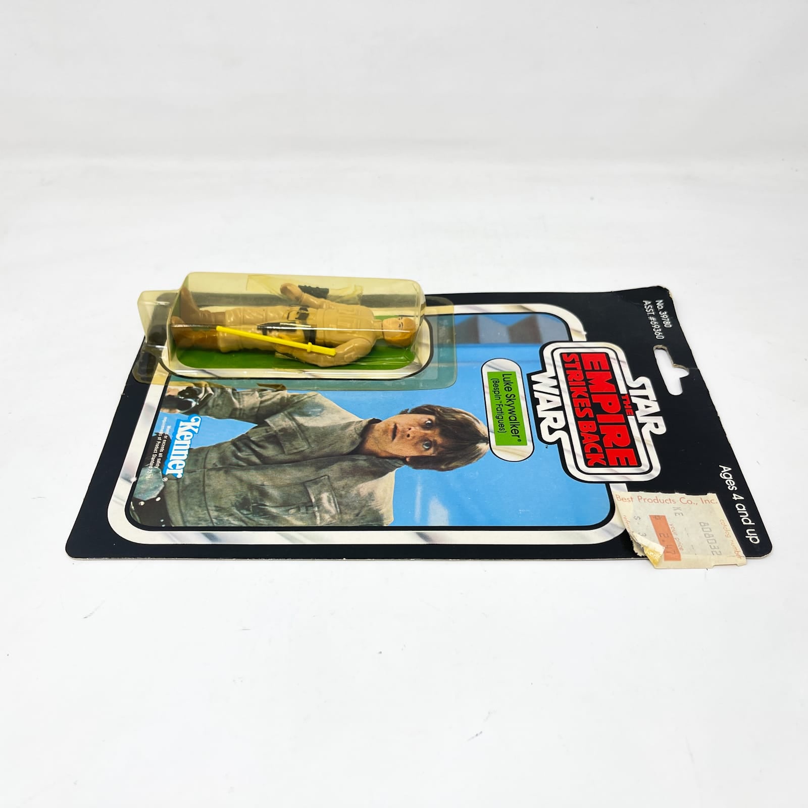 Vintage Kenner Star Wars MOC Luke Skywalker Bespin Fatigues ESB 41D-back Orange Hair - Mint on Card - Vintage Kenner (1980)