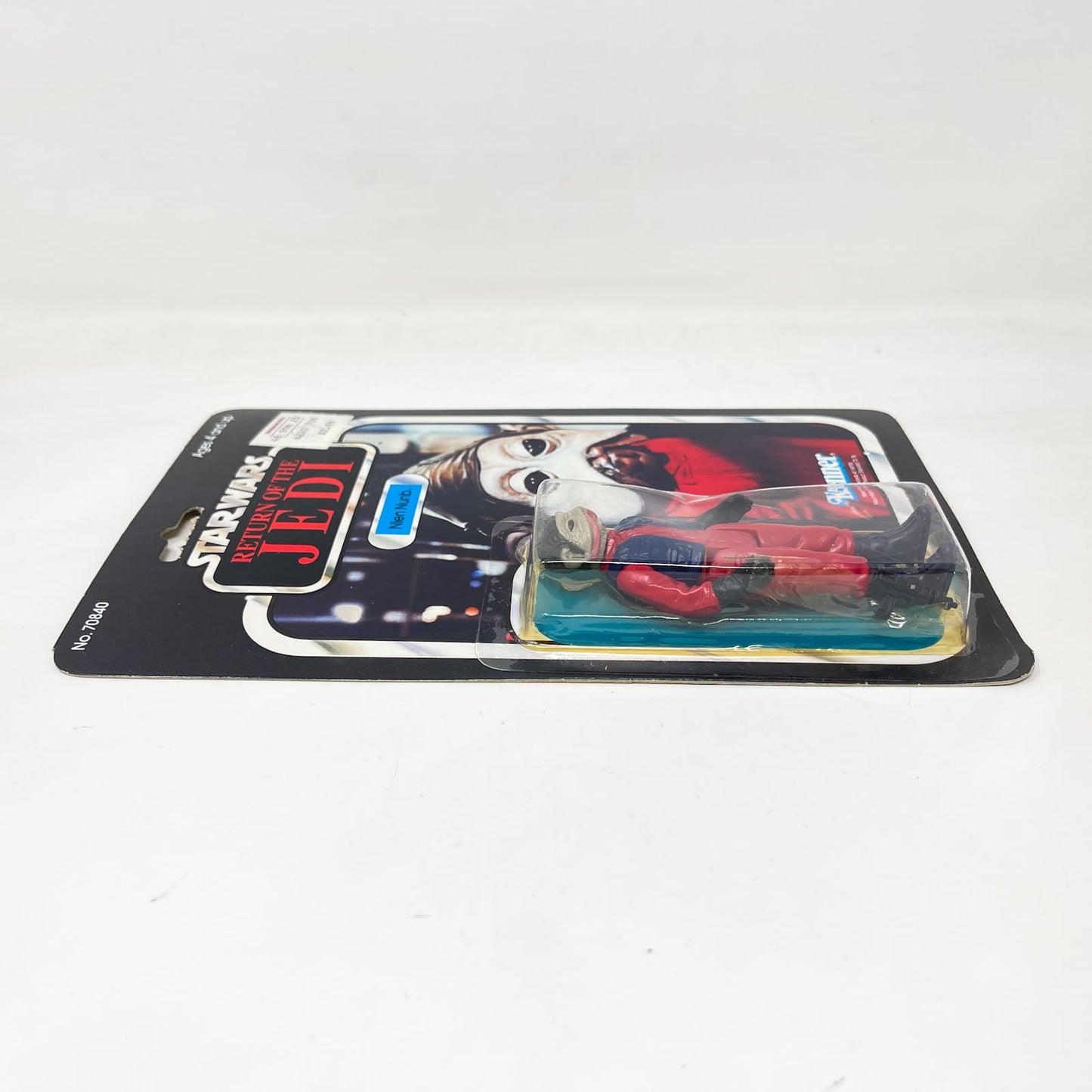 Vintage Kenner Star Wars MOC Nien Nunb ROTJ 65A-back - Mint on Card Vintage Star Wars Figure