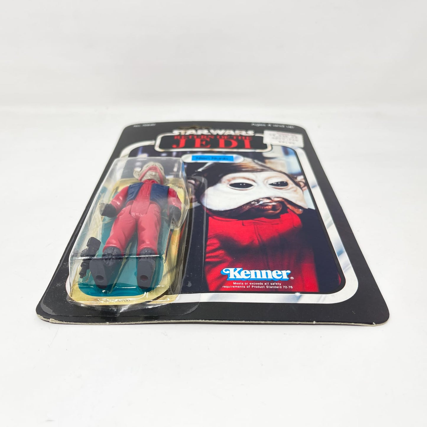 Vintage Kenner Star Wars MOC Nien Nunb ROTJ 65A-back - Mint on Card Vintage Star Wars Figure