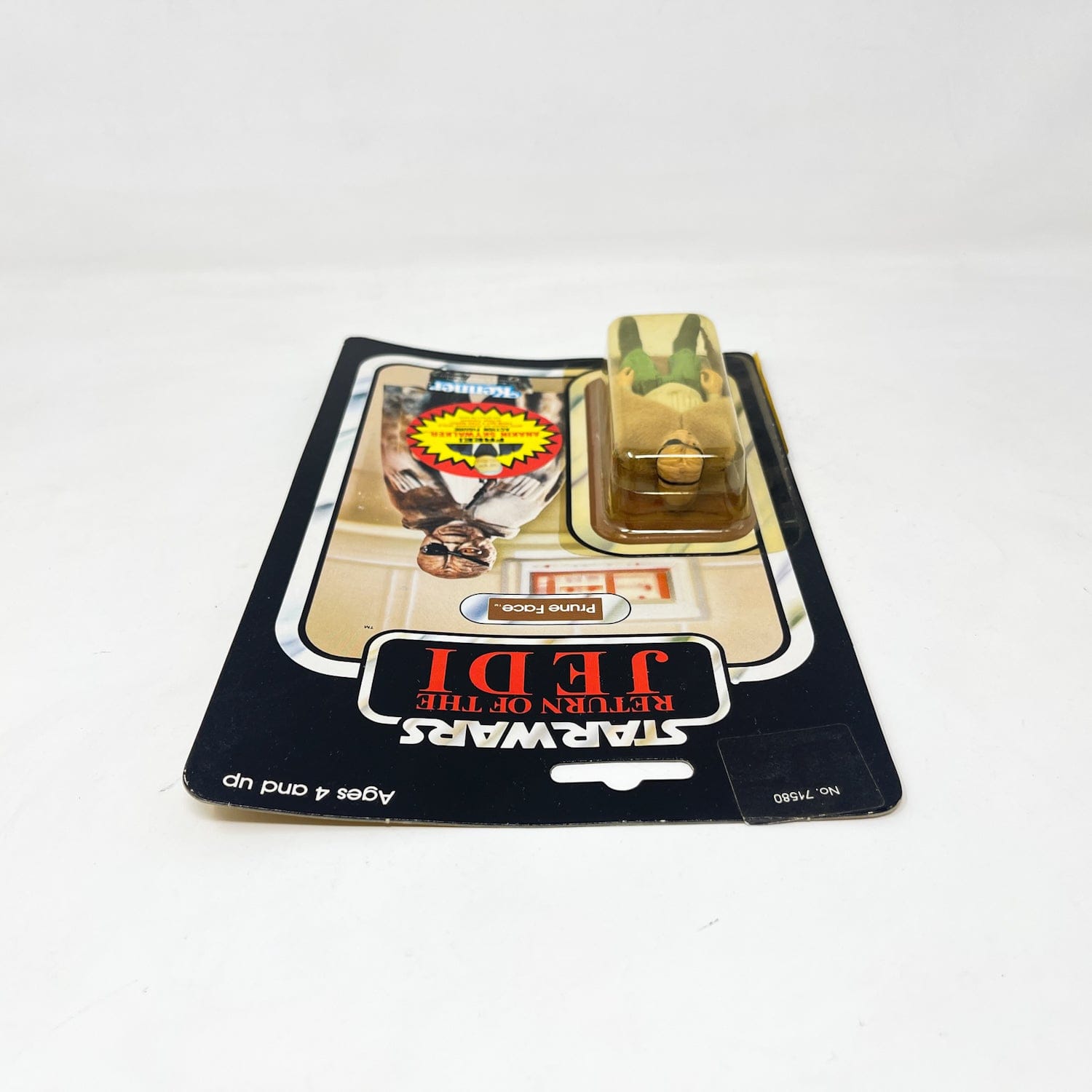 Vintage Kenner Star Wars MOC Prune Face ROTJ 77B-back - Mint on Card