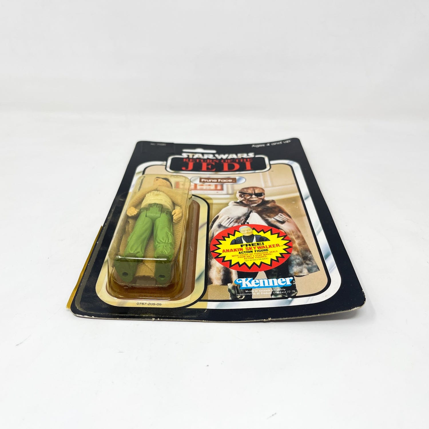 Vintage Kenner Star Wars MOC Prune Face ROTJ 77B-back - Mint on Card