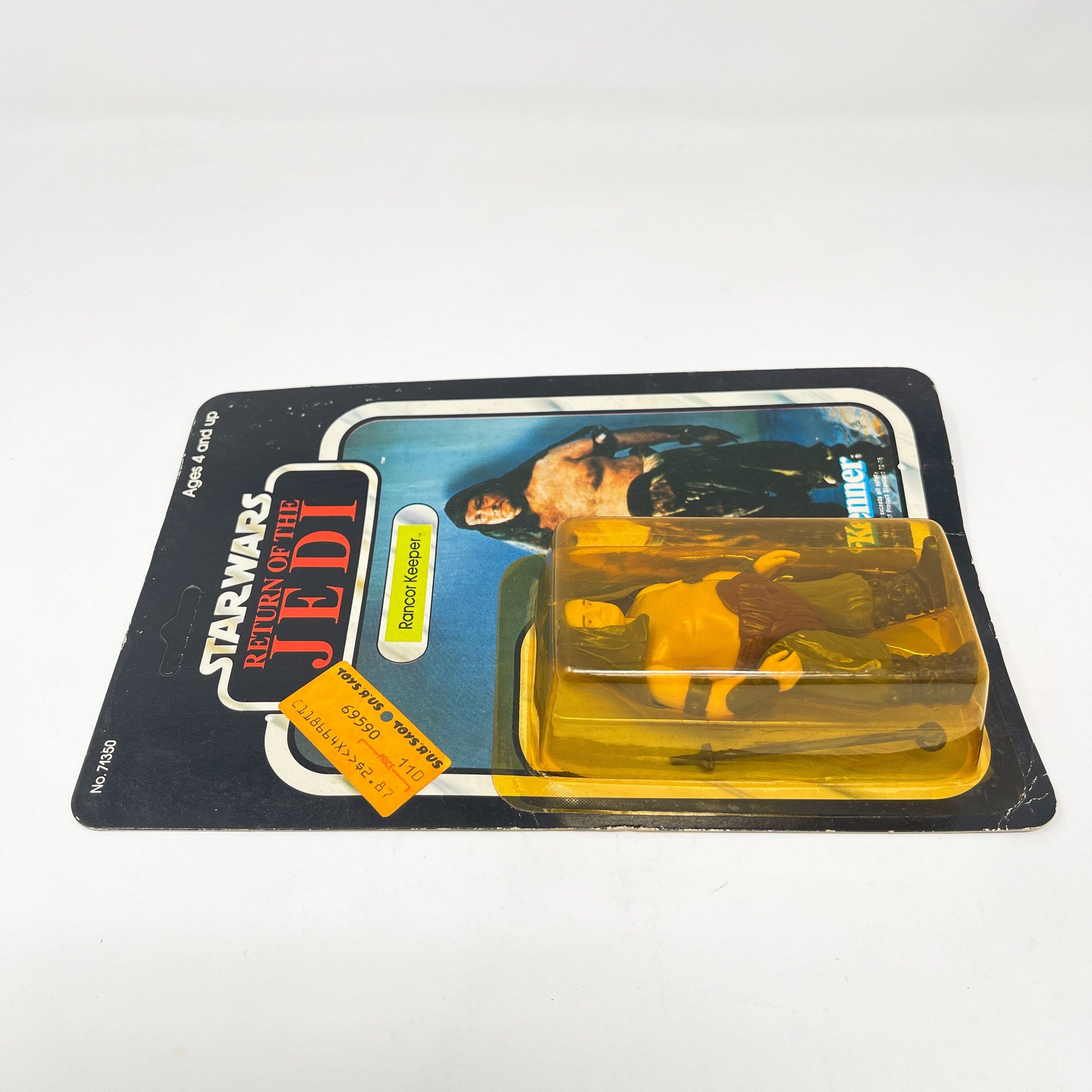 Vintage Kenner Star Wars MOC Rancor Keeper ROTJ 77A-back - Mint on Card