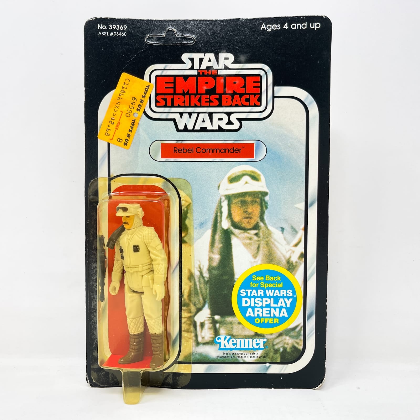 Vintage Kenner Star Wars MOC Rebel Commander ESB 45A-back - Mint on Card - Vintage Kenner (1981)