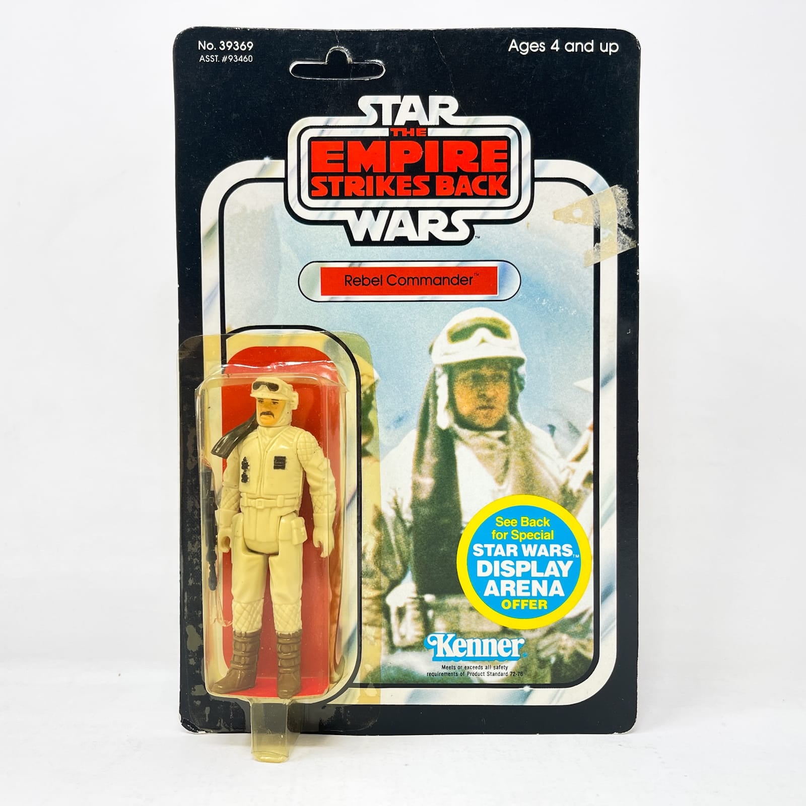 Vintage Kenner Star Wars MOC Rebel Commander ESB 45A-back - Mint on Card - Vintage Kenner (1981)