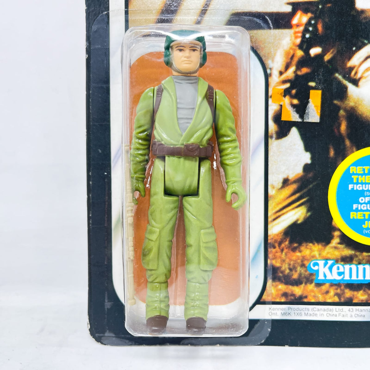 Vintage Kenner Star Wars MOC Rebel Commando ROTJ 65A Canadian Cardback - Mint on Card - Vintage Kenner 1983