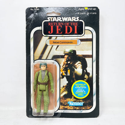 Vintage Kenner Star Wars MOC Rebel Commando ROTJ 65A Canadian Cardback - Mint on Card - Vintage Kenner 1983
