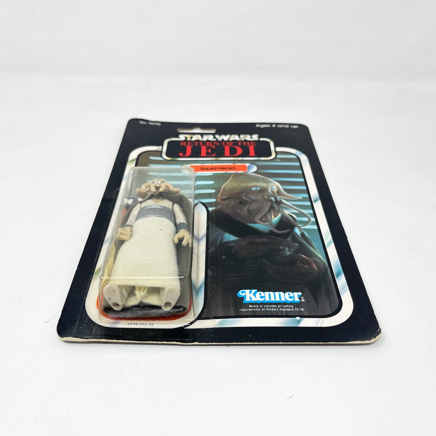 Vintage Kenner Star Wars MOC Squidhead 77A-back - Mint on Card