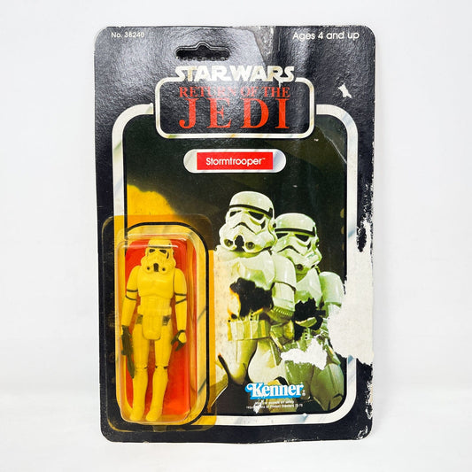 Vintage Kenner Star Wars MOC Stormtrooper ROTJ 77A-back  - Mint on Card