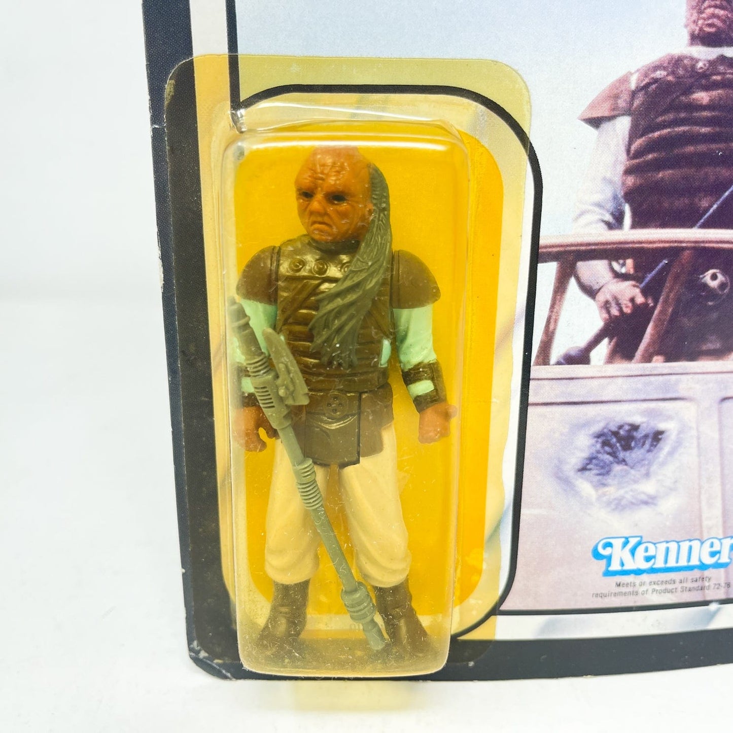 Vintage Kenner Star Wars MOC Weequay ROTJ 65B-back  - Mint on Card