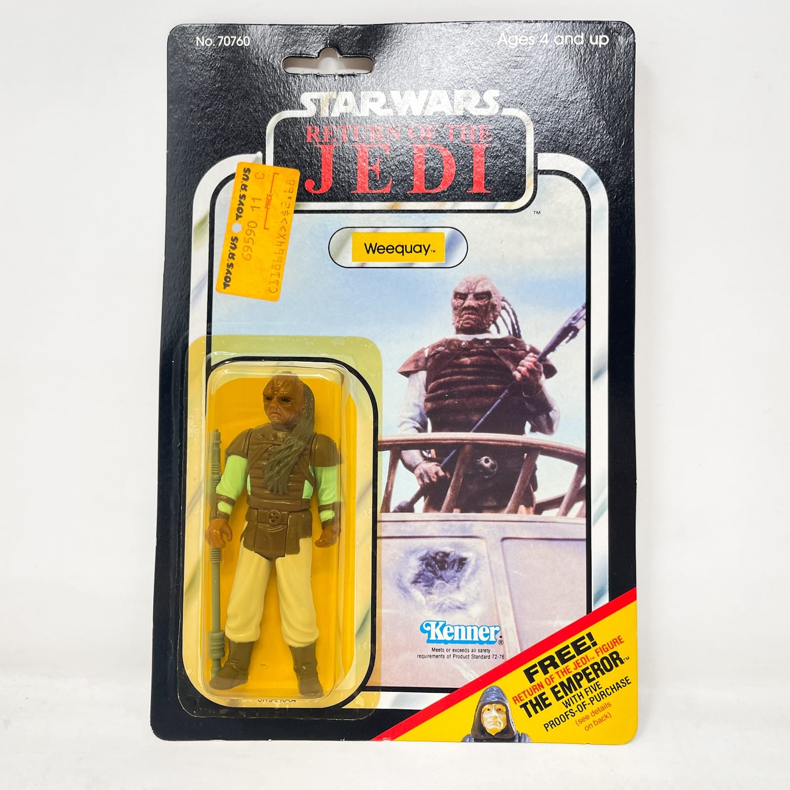 Mint-On-Card (MOC) Vintage Kenner Star Wars Sealed Figures – 4th
