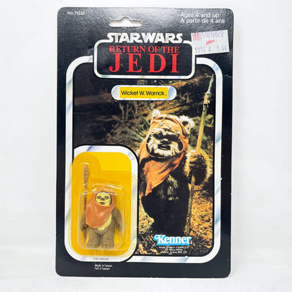 Vintage Kenner Star Wars MOC Wicket ROTJ 77A Canadian - Mint on Card