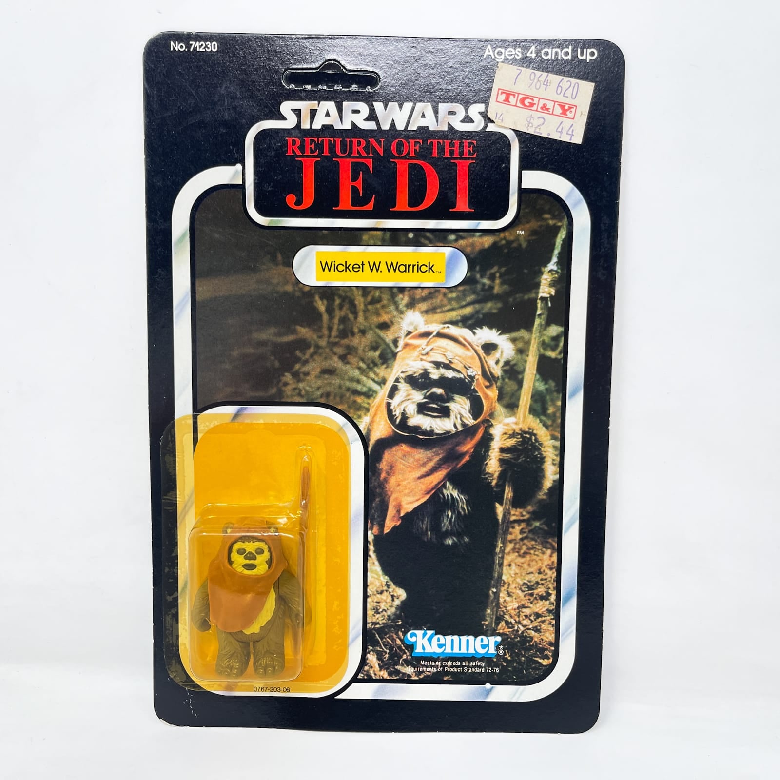 Vintage Kenner Star Wars MOC Wicket ROTJ 79A-back  - Mint on Card - Vintage Kenner (1983)