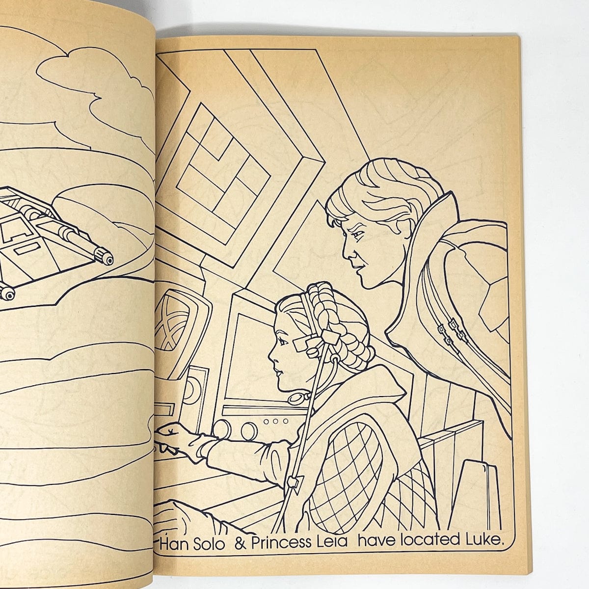 Vintage Kenner Star Wars Non-Toy ESB Kenner Canada Colouring Book - Vader (1982)