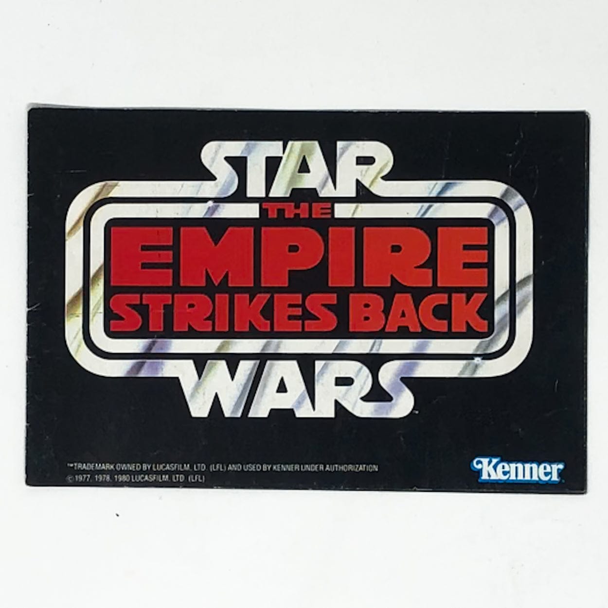 Vintage Kenner Star Wars Paper Empire Strikes Back Large Logo Kenner Mini-Catalog (1980)