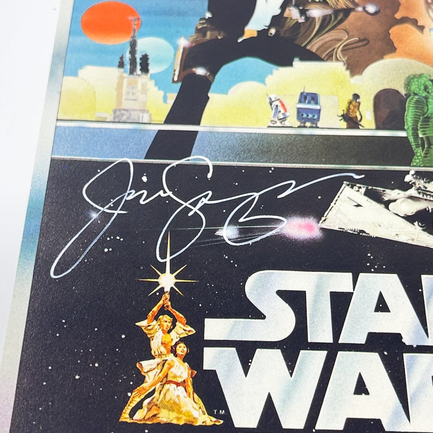 Vintage Kenner Star Wars Paper Swearingen Autographed Star Wars Figure Case Cover