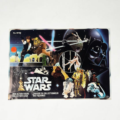 Vintage Kenner Star Wars Paper Swearingen Autographed Star Wars Figure Case Cover