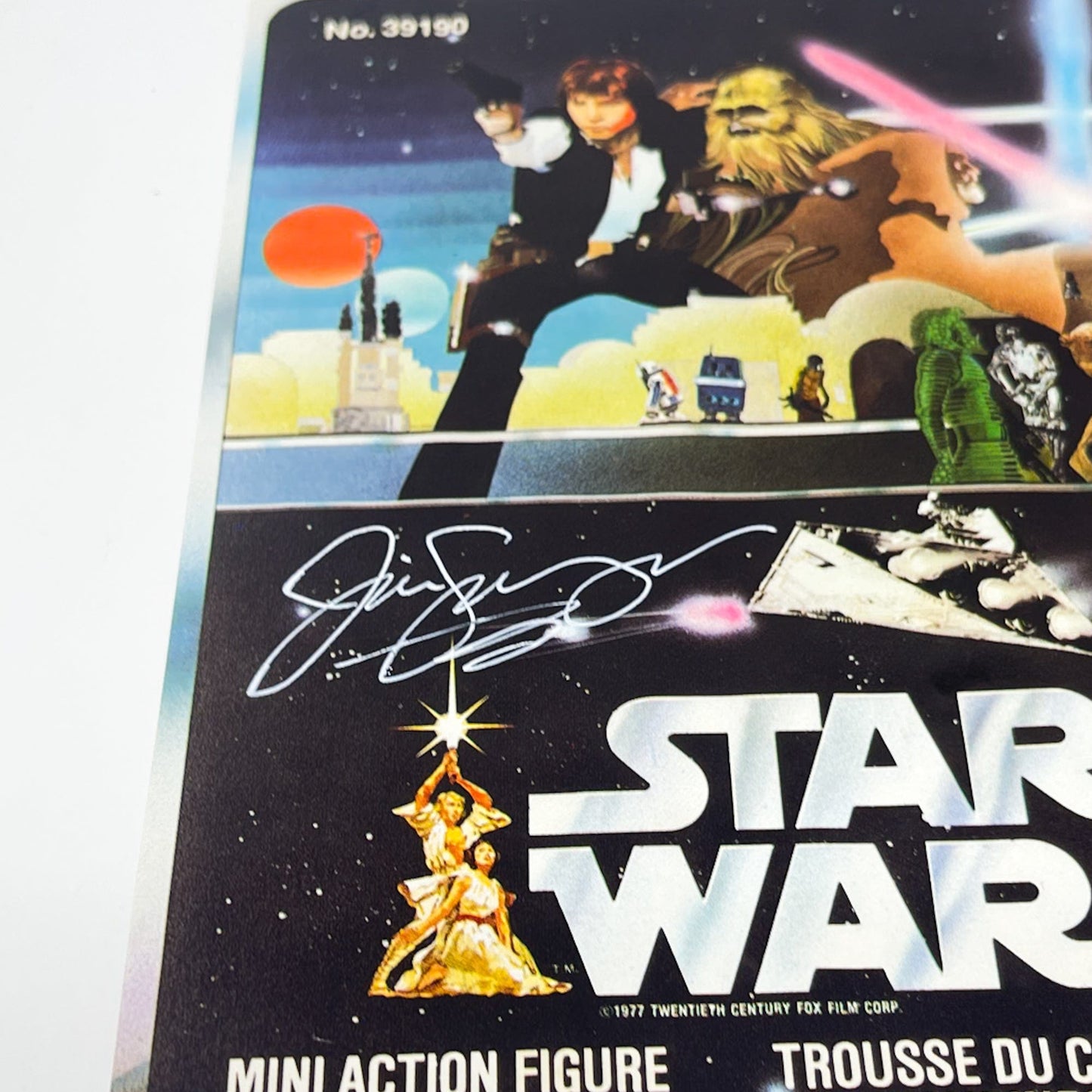 Vintage Kenner Star Wars Paper Swearingen Autographed Star Wars Figure Case Cover