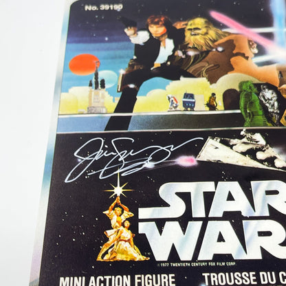 Vintage Kenner Star Wars Paper Swearingen Autographed Star Wars Figure Case Cover