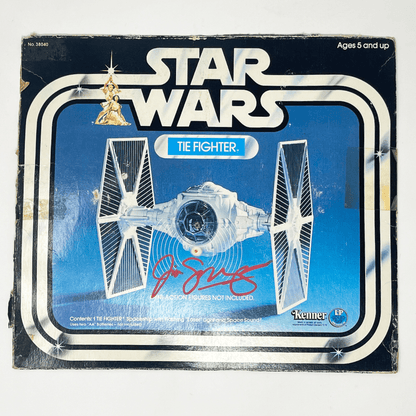 Vintage Kenner Star Wars Paper Swearingen Autographed TIE Fighter Box Front