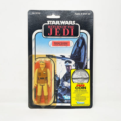 Vintage Kenner Star Wars Rebel Soldier (Hoth Battle Gear) ROTJ 77A - Mint on Card