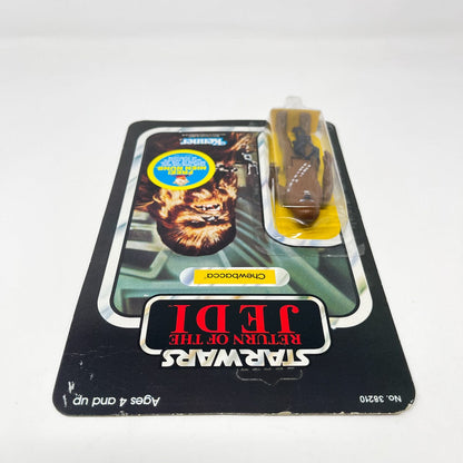 Vintage Kenner Star Wars Toy Chewbacca ROTJ 48D w/ Palitoy Sticker - Mint on Card