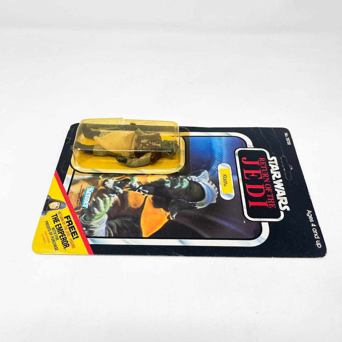 Vintage Kenner Star Wars Toy Klaatu ROTJ 65C-back  - Mint on Card