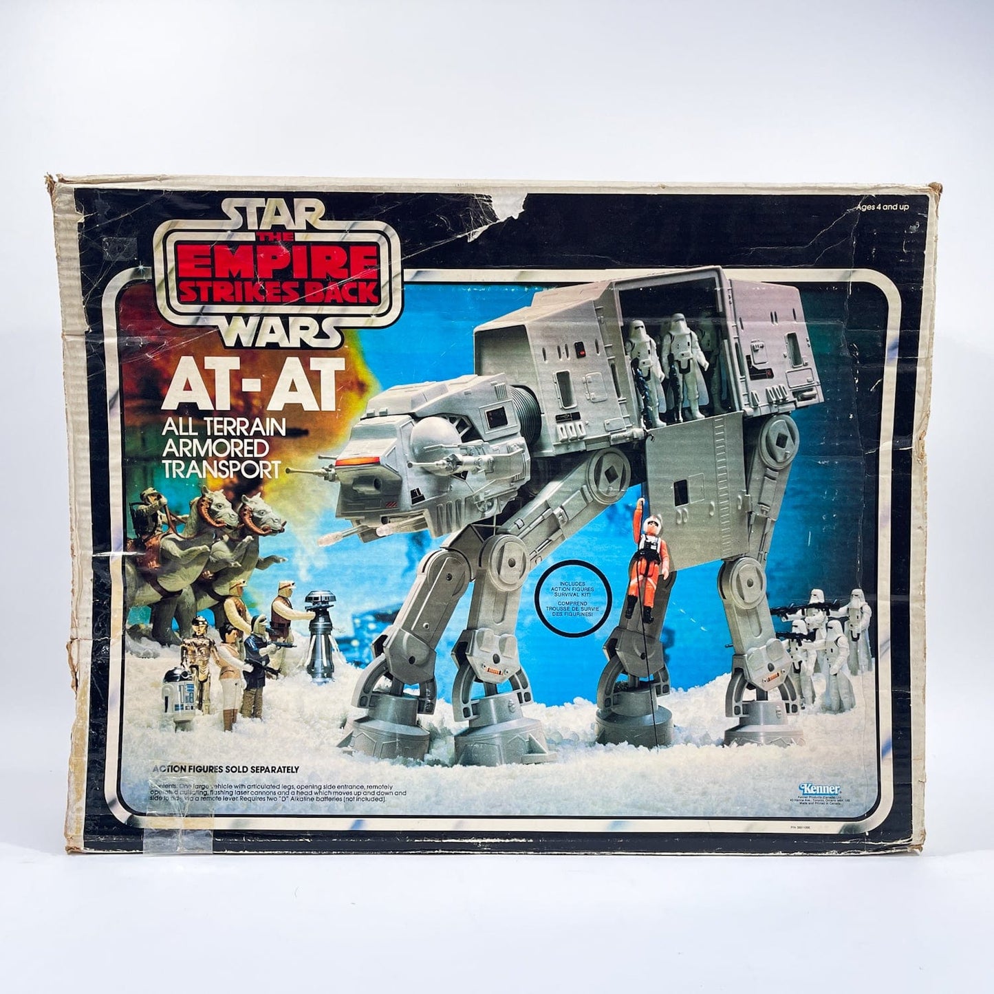 Vintage Kenner Star Wars Vehicle AT-AT - Complete in Canadian ESB Box