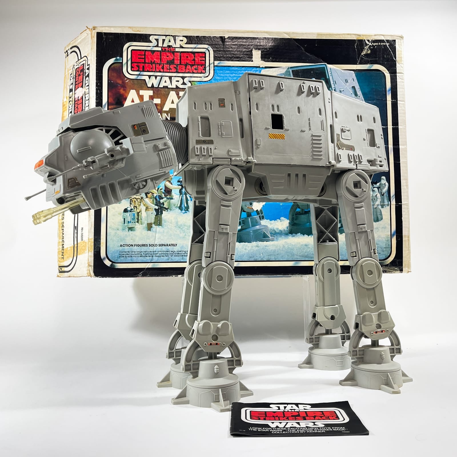 Vintage Kenner Star Wars Vehicle AT-AT - Complete in Canadian ESB Box